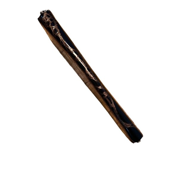 Nine West Purse Brown Faux Leather Clutch Bag - Picture 4 of 6